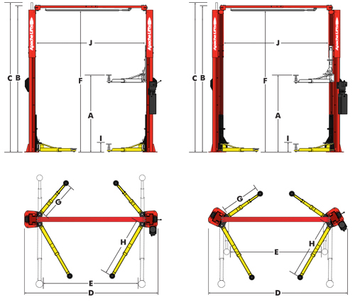 AP10TS Two Post Lifts